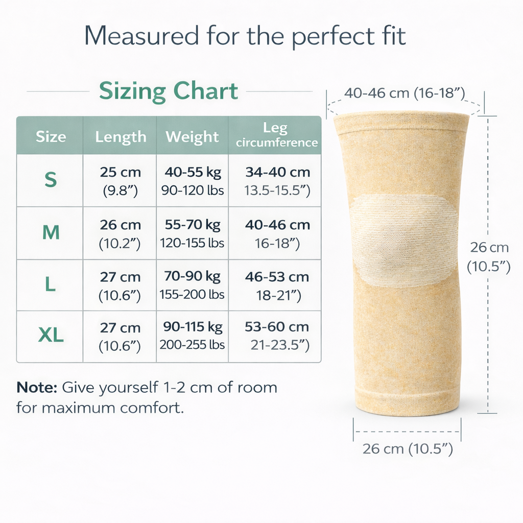 Premium Bamboo Knee Sleeve